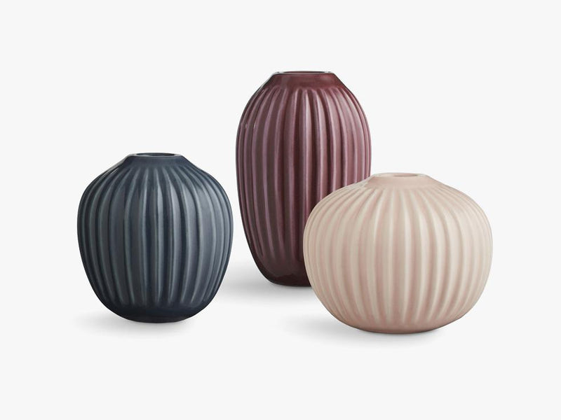 Hammershøi minivase 3-pak, Rosa