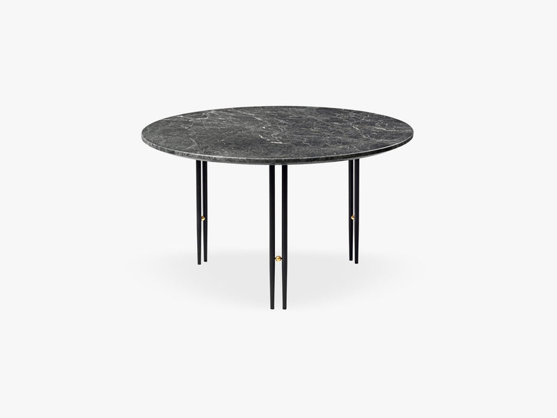 IOI Coffee Table - Ø70, Black/Grey Marble