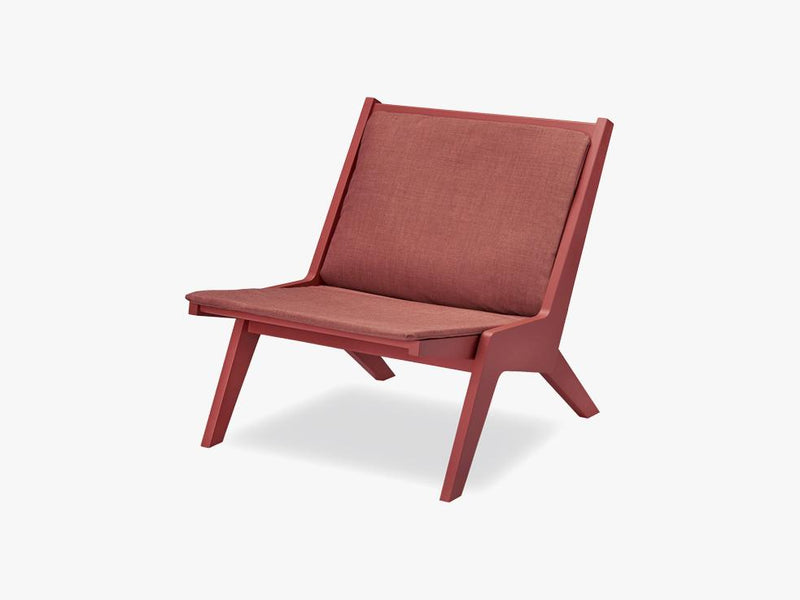 Miskito Lounge Chair, Scarlet Red/Dark Red