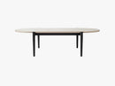 Septembre Coffee Table, Black ash/grey marble
