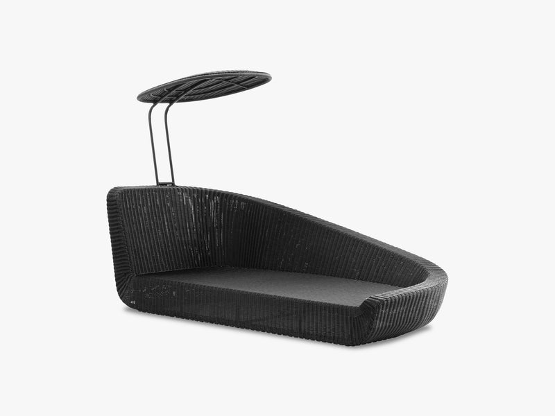 Savannah Daybed Venstre Modul, Black