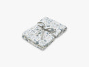 Swaddle Muslin, Pressed Leaves Blue