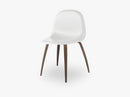 3D Dining Chair - Un-upholstered American Walnut base, White Cloud shell