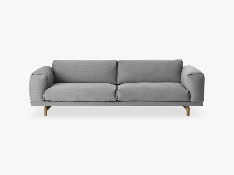 Rest Sofa - 3-Seater, Steelcut Trio 133