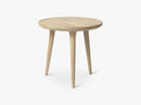 Accent Side Table Small, Mat Lacquered Oak