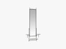Wall Mirror, White Carrara marble