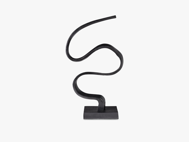 Mojoo skulptur CURVE, Black - 45 x 26 cm