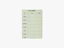Weekly Food Planner A4
