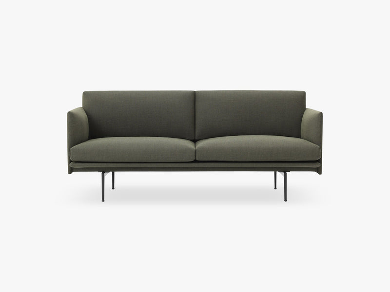 Outline Sofa - 2-Seater, Fiord 961