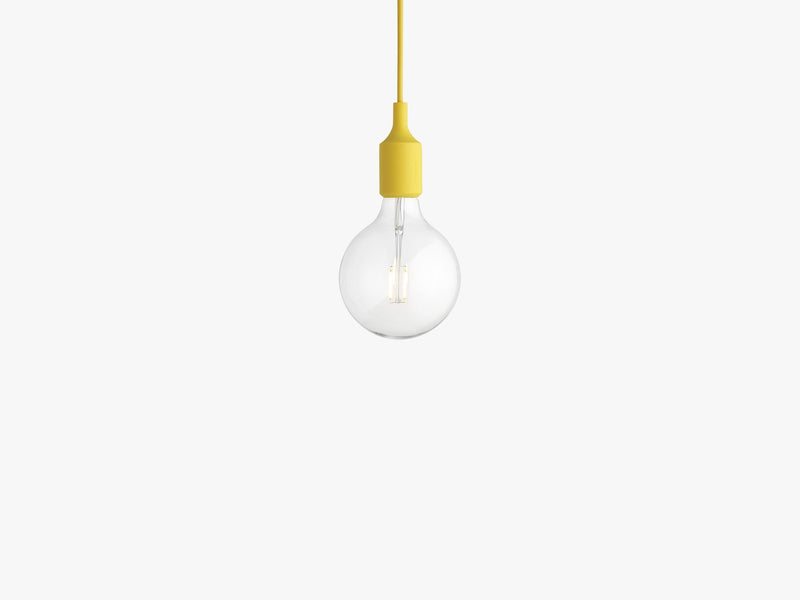 E27 Pendant Lamp, Yellow