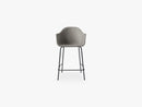 Harbour Chair - Counter, Black Steel Base/Hallingdal 65, 130