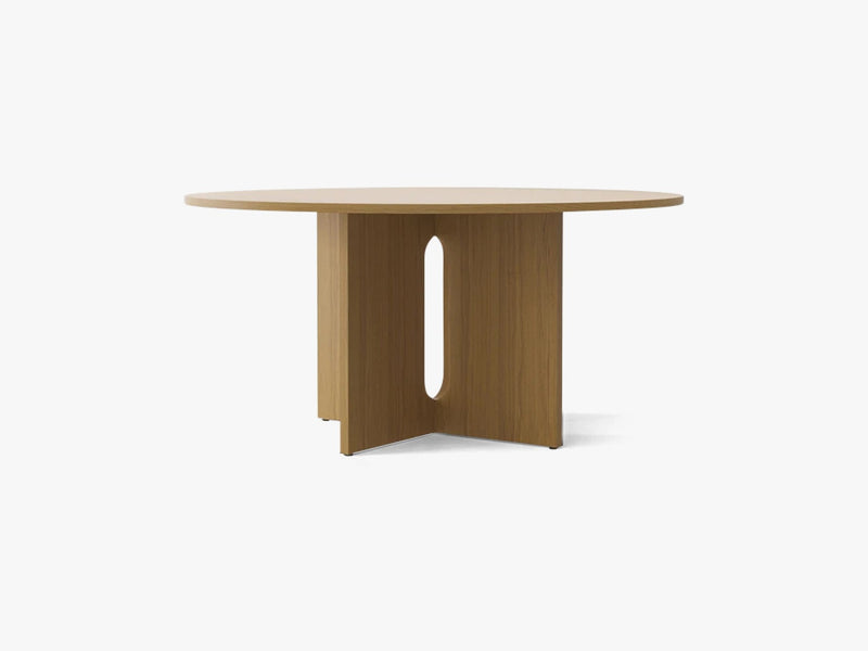 Androgyne Diningtable Ø150, Natural Oak/Natural Oak