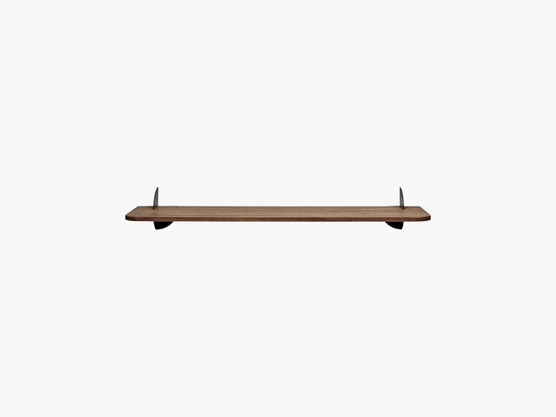 AEDES shelf walnut/black, large