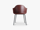 Harbour Chair, Burned Red/Black Steel Base