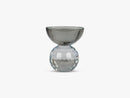 Shadow Square Candle holder, Light Blue