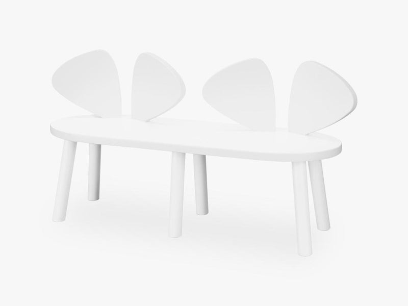 MOUSE BENCH, WHITE