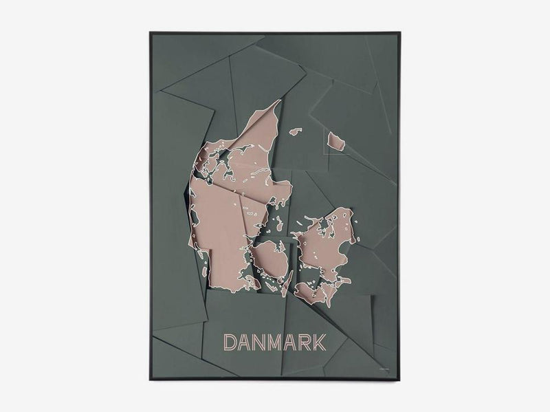 Maps Danmark - Green