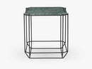 Jewel Side Table, grøn marmor