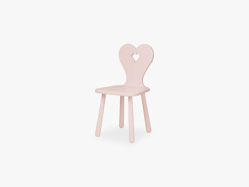 Heart Kids Chair, Blossom Pink