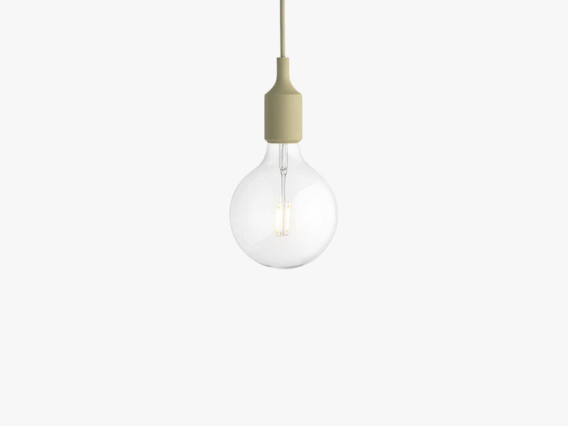 E27 Pendant Lamp, Beige-Green