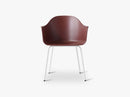 Harbour Chair, Burned Red/Light Grey Steel Base