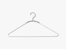 Ava Hanger, White/Brushed Steel
