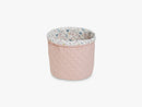 Quilted Storage Basket Mediu, Blossom Pink