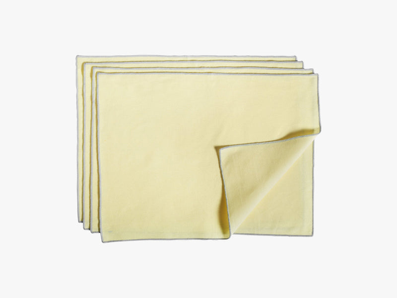 Contour Place Mat - 4 pcs, Lemon