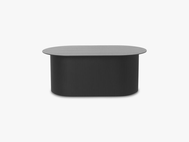 Podia Table Oval, Black