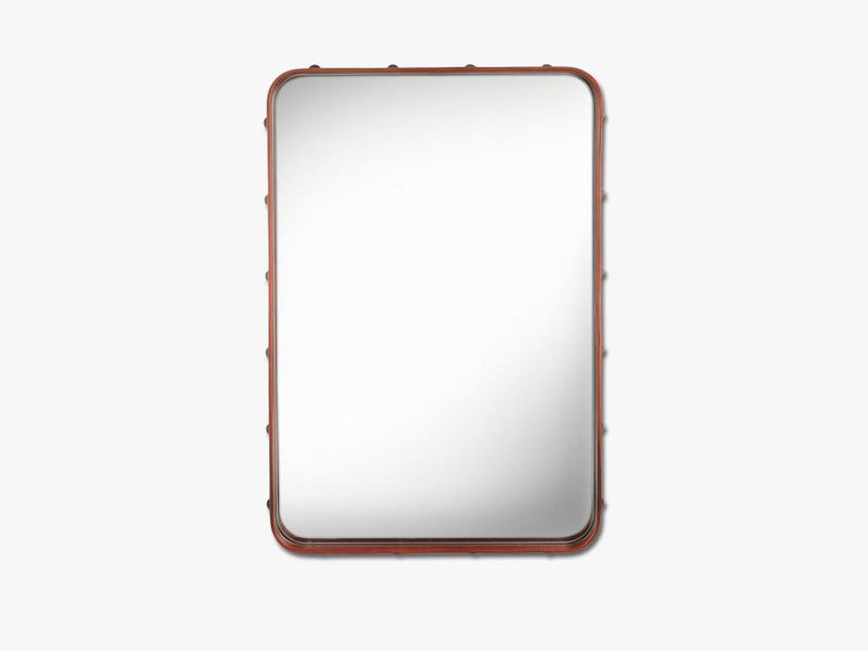 Adnet Wall Mirror - Rectangular, Tan