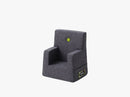KK Kids Chair, Blågrå m. Grøn