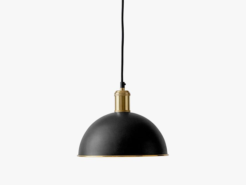 Hubert Pendant, Bronzed Brass