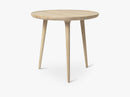 Accent Side Table Large, Mat Lacquered Oak
