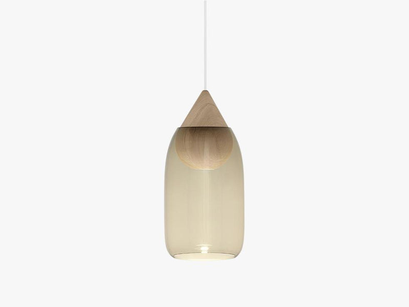 Liuku Glass Shade, Smoked