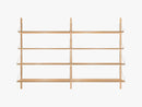 Shelf Library H1148 - Double Section, Natural