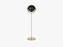 Multi-Lite Floor Lamp - Brass base, Black shade