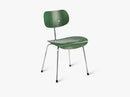 SE68, Green seat and back with Chrome base