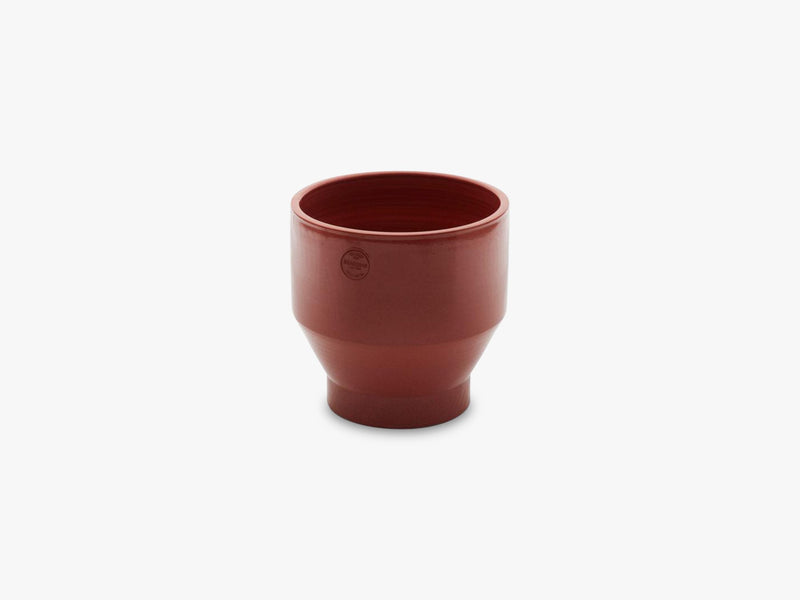 Edge Pot, Ø35xH34, Burned Red (Outdoor)