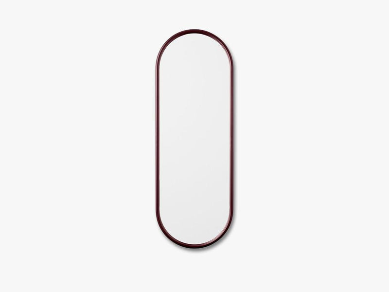 ANGUI mirror - small, bordeaux