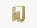 CURVA stool gold, one size