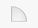 UNITY mirror 1/4 circle amber, one size