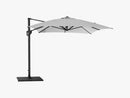 Hyde Luxe Hanging Parasol Inkl Fod - 3X4 M, Light Grey