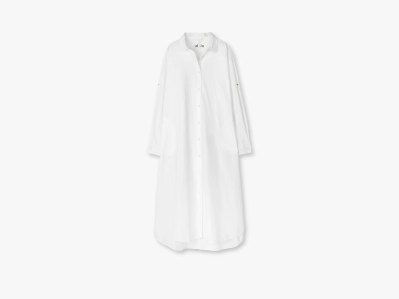 Shirt Robe, White