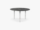 IOI Coffee Table - Ø70, Chrome/Grey Marble