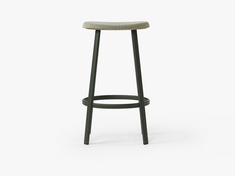 Anno Stool H75, Dark Green/Green Textile