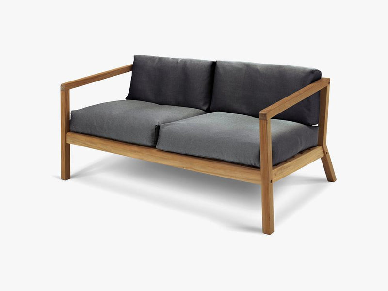 Virkelyst Sofa, Teak/Charcoal