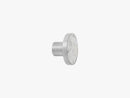 Hook - Steel - Marble, Large - White Marble