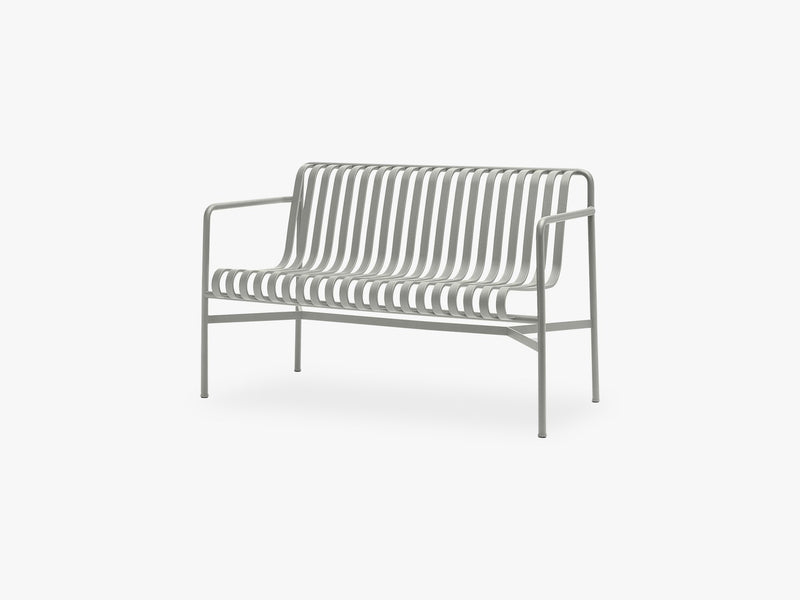 Palissade Dining Bench, Sky Grey