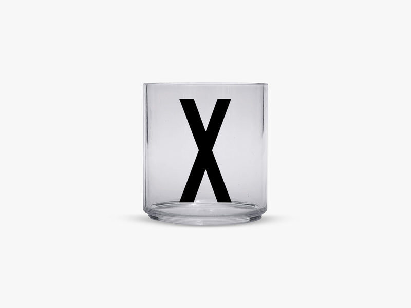 Kids personal drinking glas A-Z, X