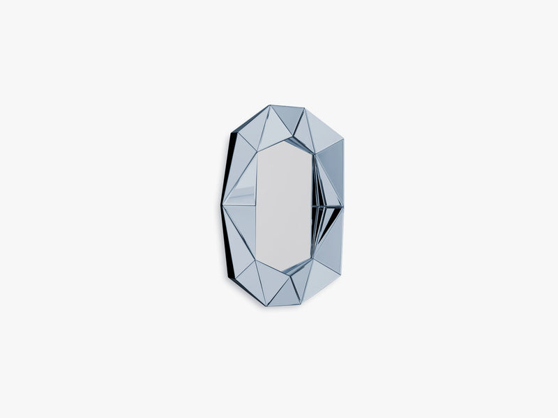 Diamond Mirror Small, Midnight/Silver